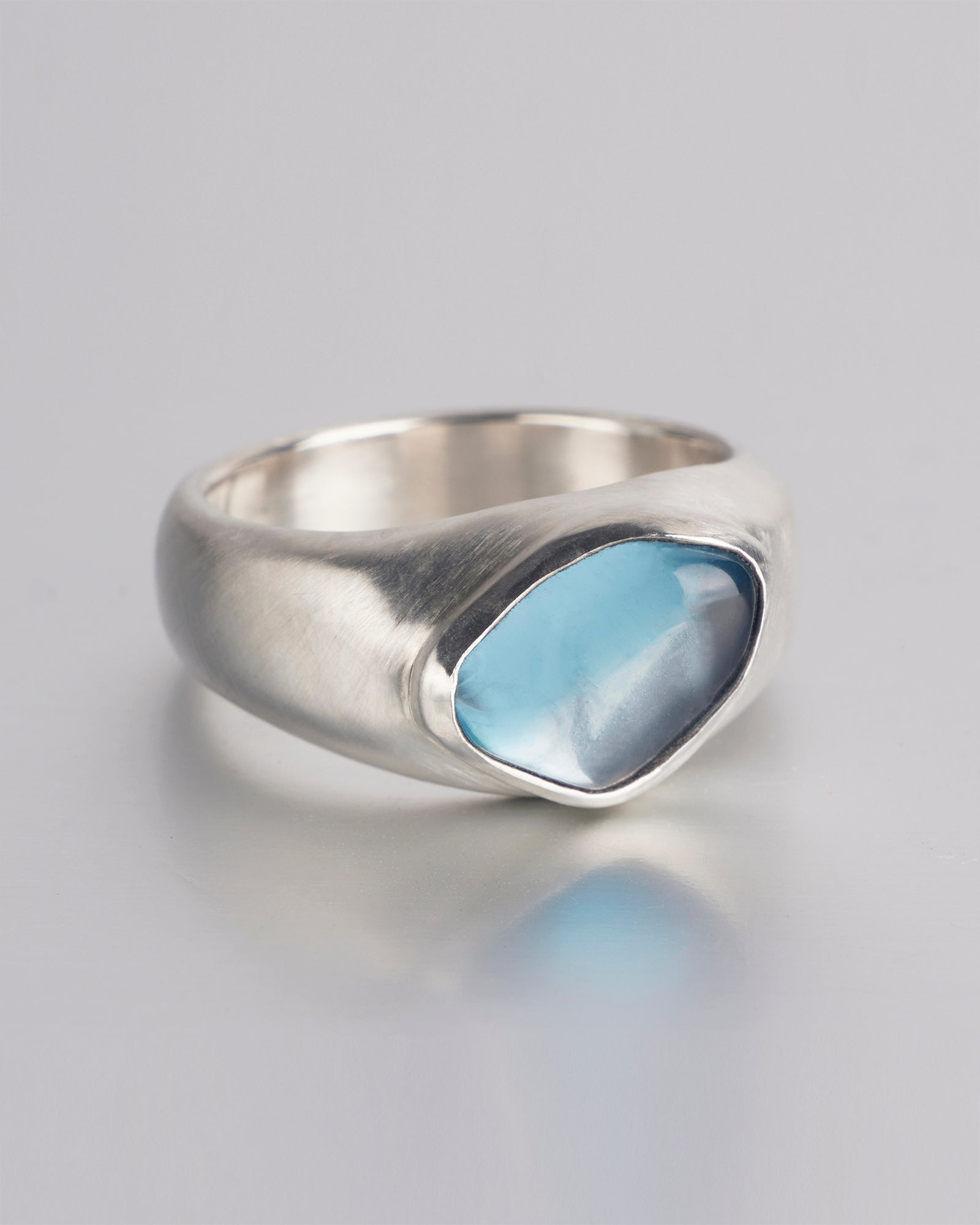 One of a Kind Topaz Signet